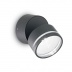 Уличный настенный светодиодный светильник Ideal Lux Omega AP Round Antracite 3000K