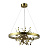 Подвесная люстра Crystal Lux GARDEN SPLED+3 D600 GOLD