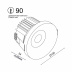 Встраиваемый светодиодный светильник LeDron DL3145 White