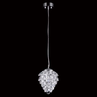 Светильник подвесной Crystal Lux Charme SP1+1 LED CROMO/CRYSTAL