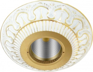 Точечный светильник FEDE Cordoba IP44 Gold White Patina FD1019ROPTR