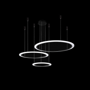 Подвесная люстра Crystal Lux MANZANA SP67W LED D400+600+800 BLACK