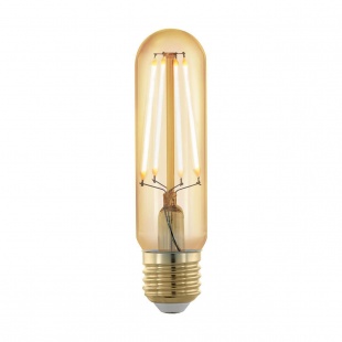 Лампа светодиодная филаментная диммируемая Eglo E27 4W 1700К золотая 11697