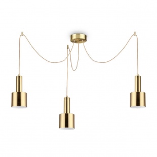 Подвесная люстра Ideal Lux Holly SP3 Ottone Satinato