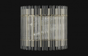 Настенный светильник Crystal Lux Aurelio AP2 Gold+Chrome/Transparent
