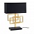 Настольная лампа Ideal Lux Luxury TL1 Ottone