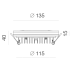 Встраиваемый светодиодный светильник LeDron LIP0906-20W-Y 3000K