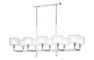 Подвесная люстра Crystal Lux Maestro SP-PL10 L1100 Chrome
