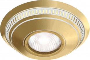 Точечный светильник FEDE ROMA Gold White Patina FD1030ROP