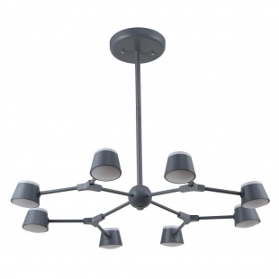 Люстра светодиодная Crystal Lux MADRID SP8 GRAY
