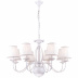 Подвесная люстра Arte Lamp Calamaro A2046LM-8WG Подвесная люстра Arte Lamp Calamaro A2046LM-8WG