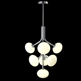 Подвесная люстра Crystal Lux ALICIA SP7 CHROME/WHITE