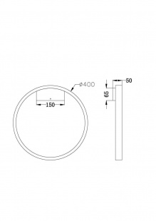 Настенный светильник Maytoni Rim MOD058WL-L25B4K