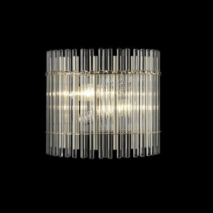 Настенный светильник Crystal Lux Aurelio AP2 Gold+Chrome/Transparent