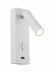 Настенный светодиодный светильник Crystal Lux CLT 210W USB WH