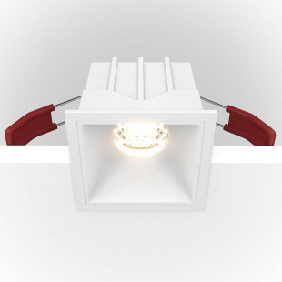 Встраиваемый светильник Maytoni Alfa LED DL043-01-10W3K-SQ-W