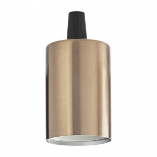 Патрон Ideal Lux Portalampada E27 Liscio Ottone Brunito