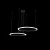 Подвесная люстра Crystal Lux MANZANA SP53W LED D600+800 BLACK