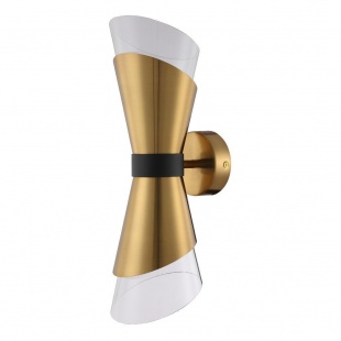 Бра Crystal Lux Gris AP2 Brass