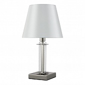 Настольная лампа Crystal Lux Nicolas LG1 Nickel/White