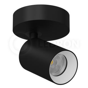 Накладной светодиодный светильник LeDron SAGITONY-R60-Black-White