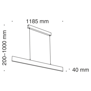 Подвесной светодиодный светильник Maytoni Step P010PL-L30W4K