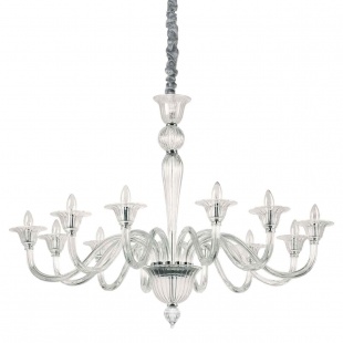Подвесная люстра Ideal Lux Brigitta SP12 Trasparente