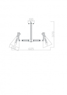 Потолочная люстра Freya Rise FR5169PL-03W