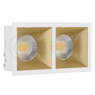 Встраиваемый светильник LeDron RISE KIT 2 White/Gold