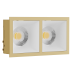 Встраиваемый светильник LeDron RISE KIT 2 Gold/White