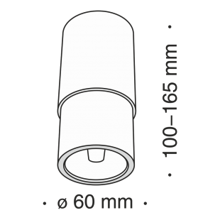 Потолочный светильник Maytoni Sonas C033WL-01B