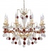 Подвесная люстра Crystal Lux FRUTA SP8 GOLD