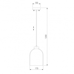Подвесной светильник Eurosvet Tandem 50119/1 никель