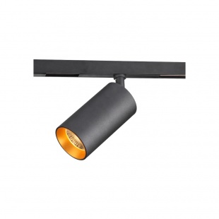 Трековый магнитный светодиодный светильник диммируемый LeDron Sagi S60 Dim 0-10V 4000K Black