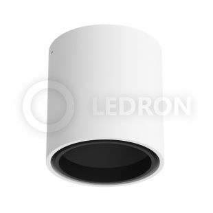 Накладной светильник LeDron KEA R ED GU10 White Black