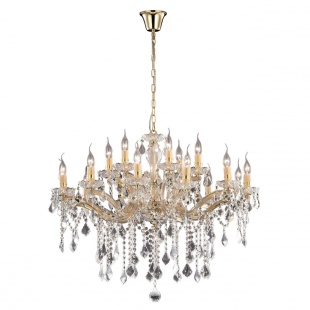 Люстра с хрусталем Ideal Lux Florian SP18 Oro