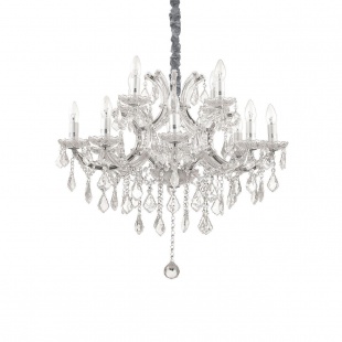 Люстра с хрусталем Ideal Lux Napoleon SP12 Cromo