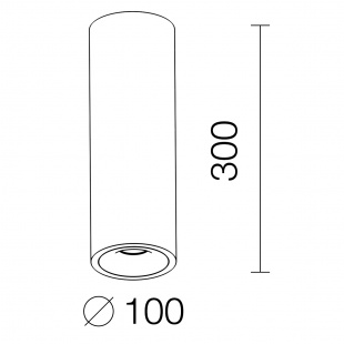 Накладной светильник LeDron MJ1027GW300mm