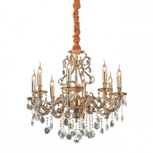 Люстра с хрусталем Ideal Lux Gioconda SP8 Oro
