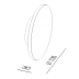 Настенный светодиодный светильник LeDron 8663S White