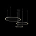 Подвесная люстра Crystal Lux FORTUNA SP158W LED D400+600+800 BLACK