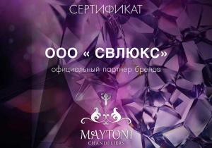 Официальный партнер Maytoni