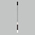 Подвесной светодиодный светильник Eurosvet Axel 50210/1 LED черный жемчуг