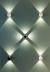 Уличный настенный светодиодный светильник Odeon Light Diamanta 4218/8WL