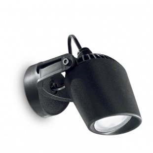 Уличный настенный светильник Ideal Lux Minitommy AP Nero 3000K
