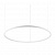 Подвесной светодиодный светильник Ideal Lux Oracle Slim D90 Bianco