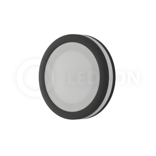 Встраиваемый светодиодный светильник LeDron LIP0906-5W-Y 4000K BLACK