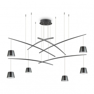 Подвесная люстра Ideal Lux Fish SP6 Nero