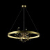Подвесная люстра Crystal Lux GARDEN SPLED+4 D800 GOLD
