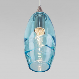 Подвесной светильник Eurosvet Lotus 50222/1 голубой